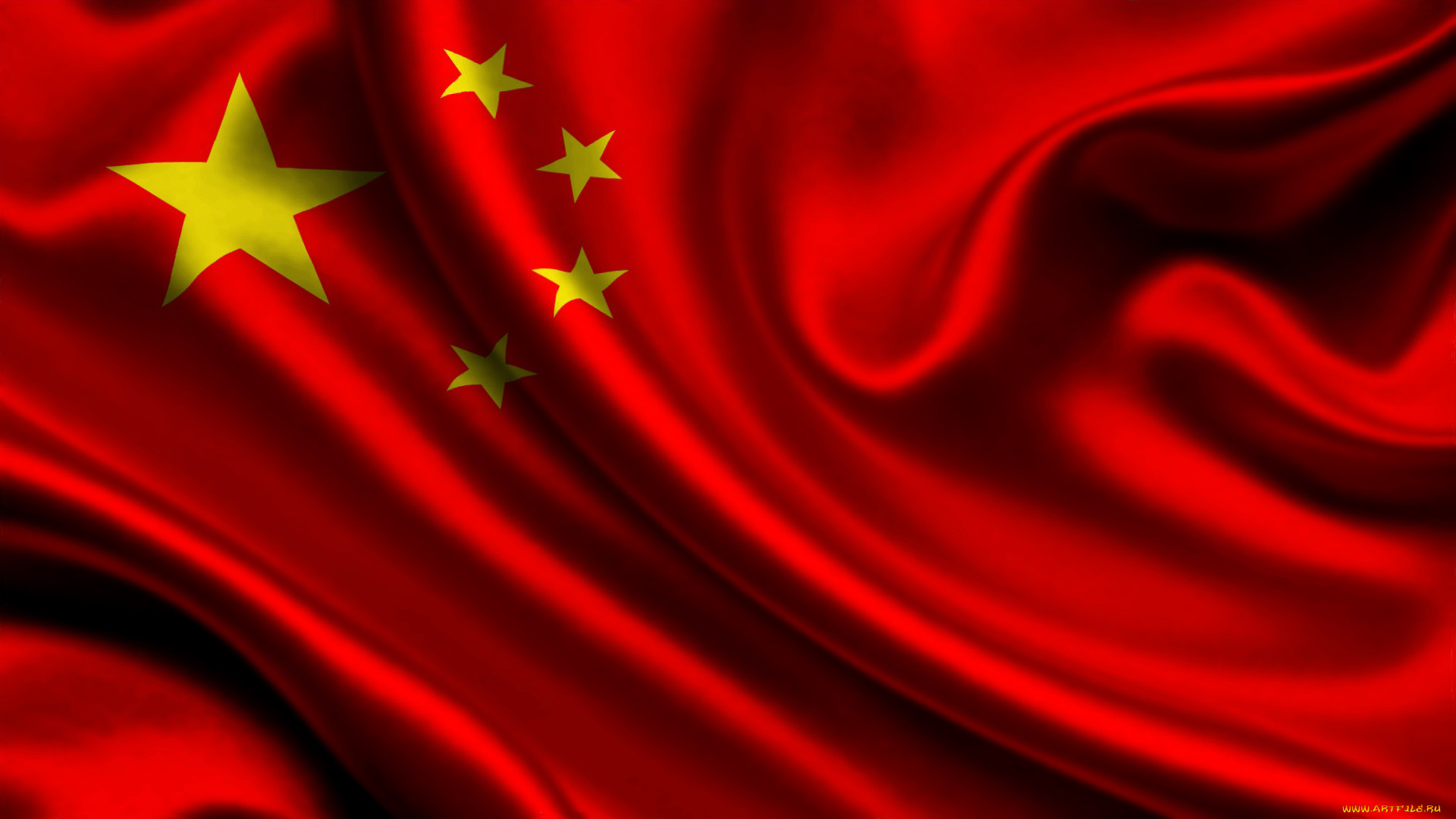 , , , china, satin, flag, 